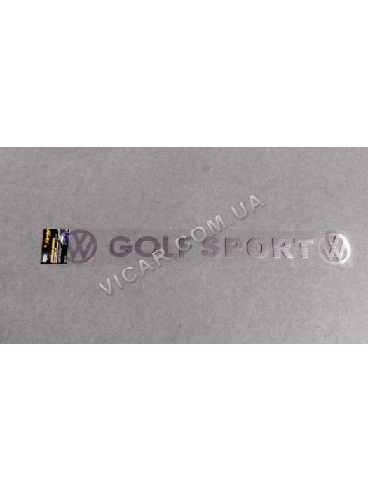 Наклейка на лобовое стекло Golf Sport